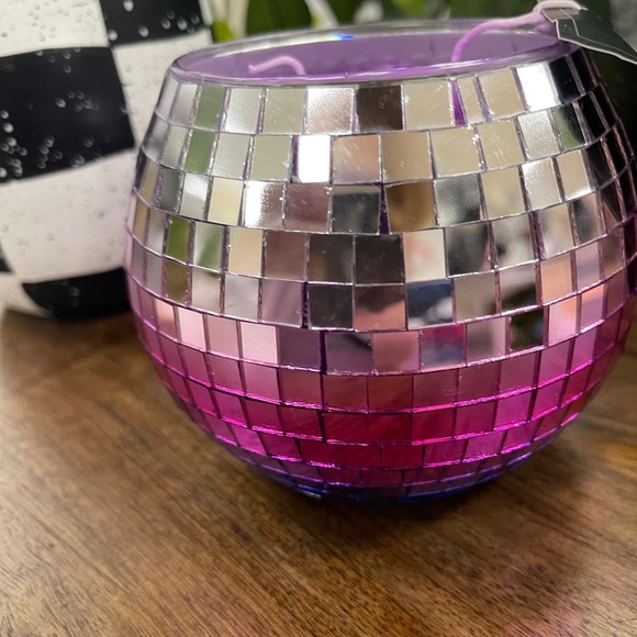 Christian Siriano Halloween Purple Ombre Hocus Pocus Disco Ball 🪩 Candle NWT - Picture 4 of 5